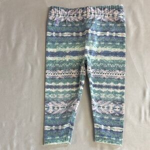 Ralph Lauren - Kids Patterned Leggings - Blue and Green